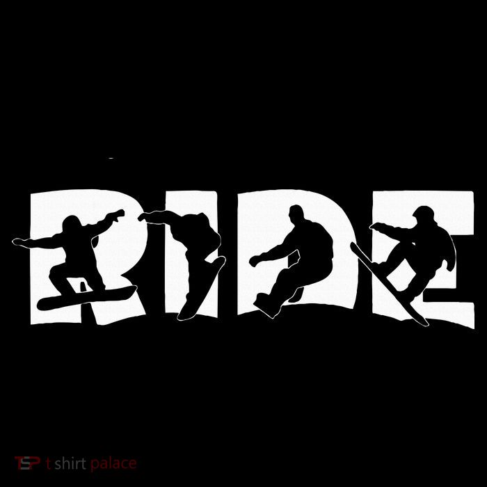 Ride Snowboard Snowboarding Gift Snowboarding Tall T-Shirt
