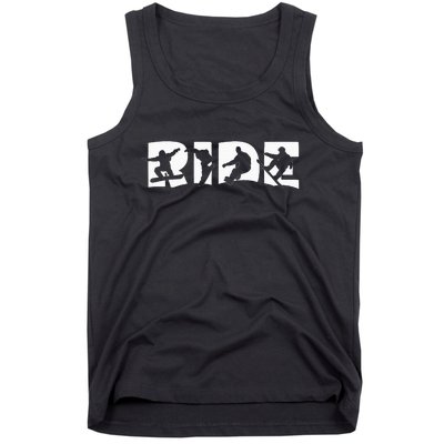 Ride Snowboard Snowboarding Gift Snowboarding Tank Top