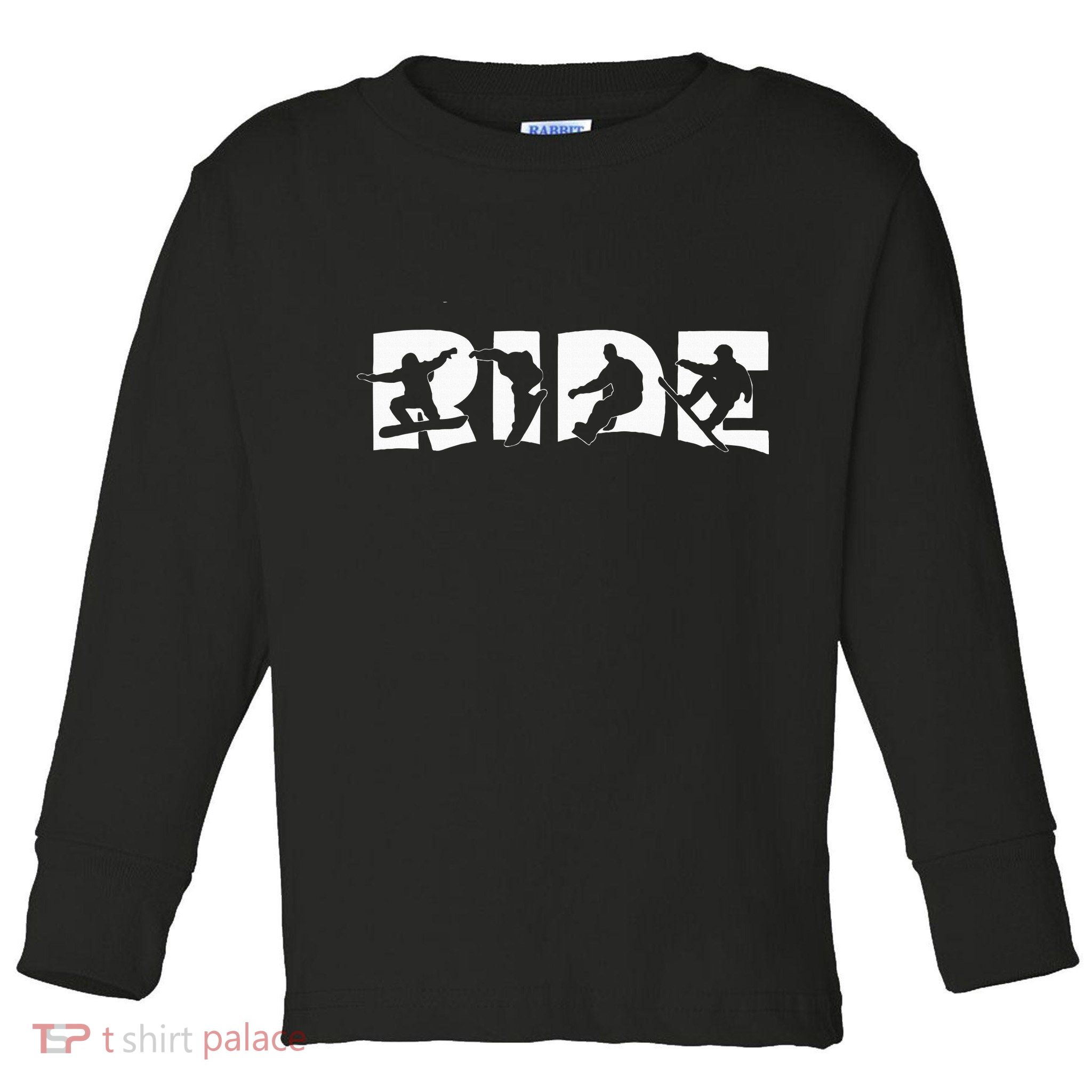 Ride Snowboard Snowboarding Gift Snowboarding Toddler Long Sleeve Shirt