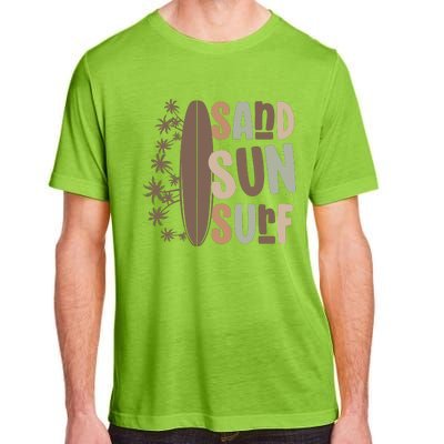 Retro Sand Sun Surf Boho Summer Adult ChromaSoft Performance T-Shirt