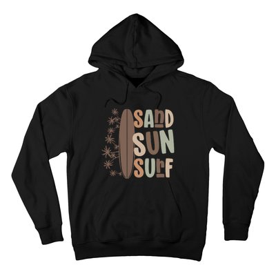 Retro Sand Sun Surf Boho Summer Hoodie