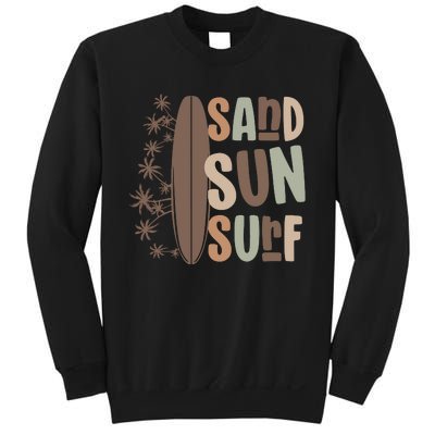 Retro Sand Sun Surf Boho Summer Sweatshirt