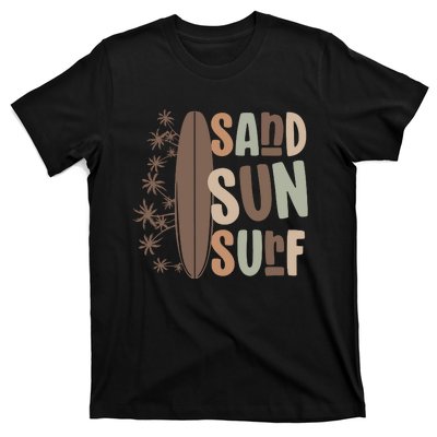 Retro Sand Sun Surf Boho Summer T-Shirt