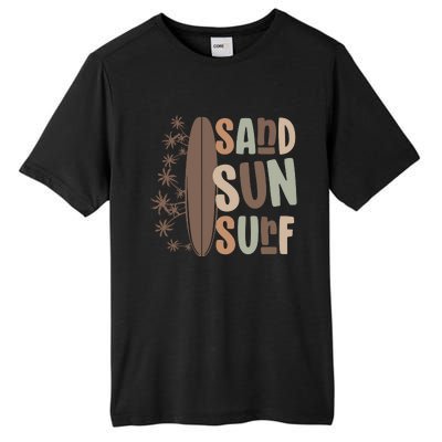 Retro Sand Sun Surf Boho Summer Tall Fusion ChromaSoft Performance T-Shirt