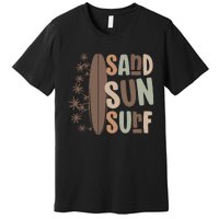 Retro Sand Sun Surf Boho Summer Premium T-Shirt