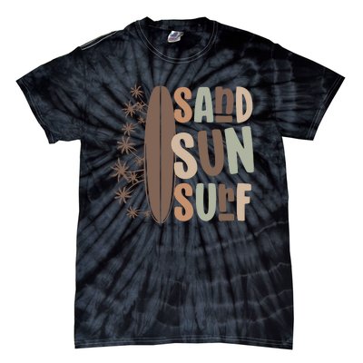 Retro Sand Sun Surf Boho Summer Tie-Dye T-Shirt