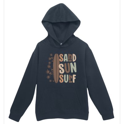 Retro Sand Sun Surf Boho Summer Urban Pullover Hoodie