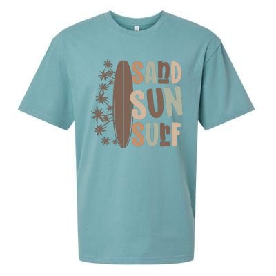 Retro Sand Sun Surf Boho Summer Sueded Cloud Jersey T-Shirt