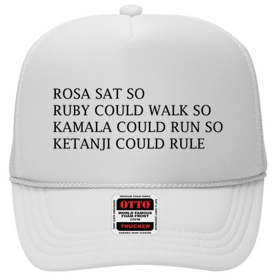 Rosa Sat So Ruby Could Walk So Kamala Could Run So Trucker Hat