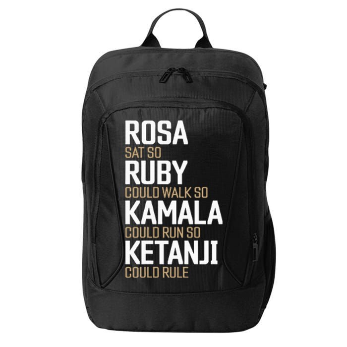 Rosa Sat So Ruby Walk So Kamala Run So Ketanji Rule Kbj City Backpack