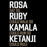 Rosa Sat So Ruby Walk So Kamala Run So Ketanji Rule Kbj Mousepad
