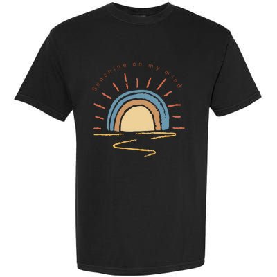 Retro Sun Shine On My Mind Beach Garment-Dyed Heavyweight T-Shirt