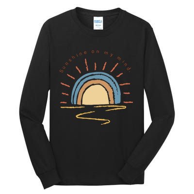 Retro Sun Shine On My Mind Beach Tall Long Sleeve T-Shirt