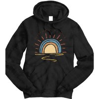 Retro Sun Shine On My Mind Beach Tie Dye Hoodie