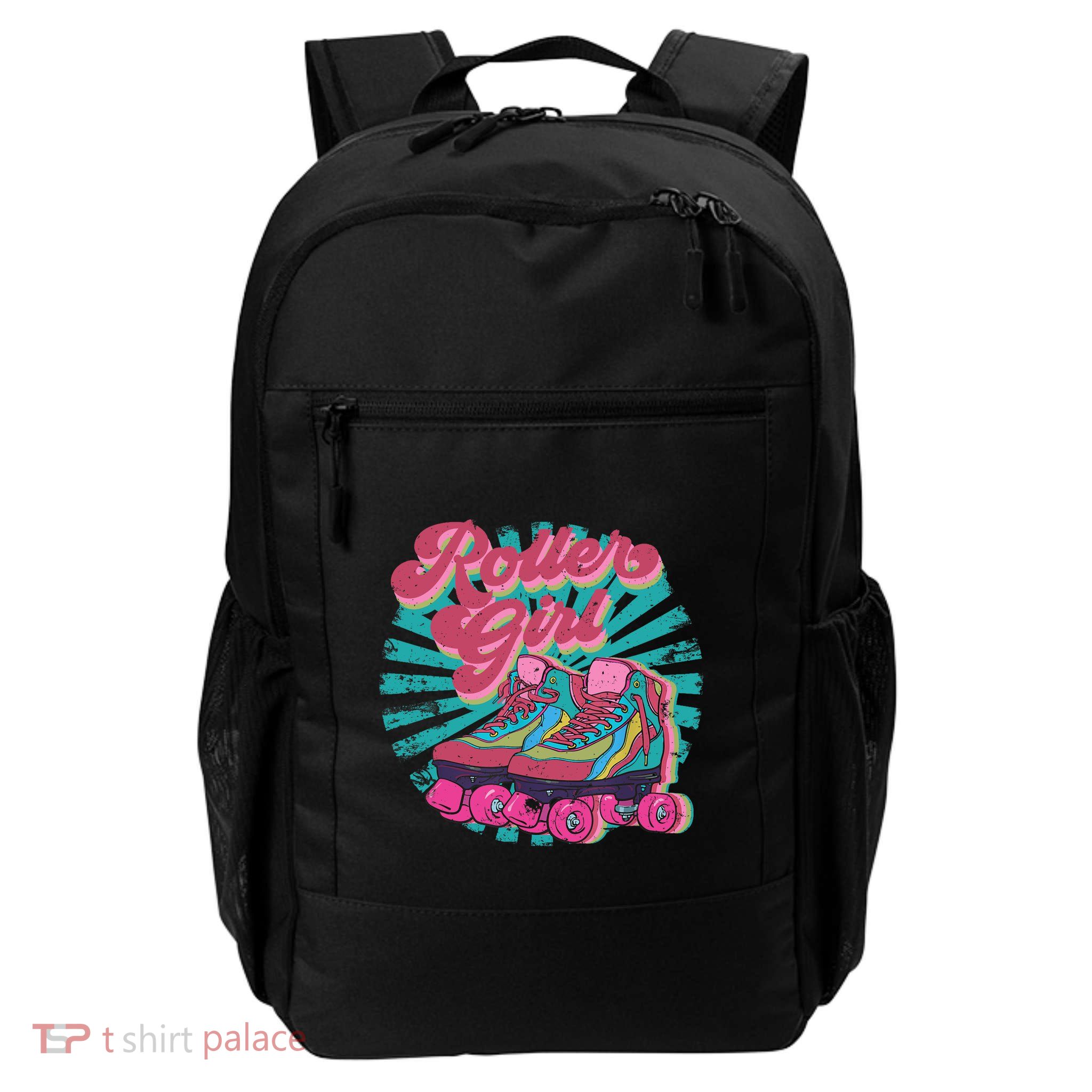 Roller Skate Skating 70s Retro Gift Backpack
