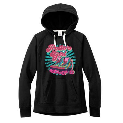 Roller Skate Skating 70s Retro Gift Women's Fleece Hoodie