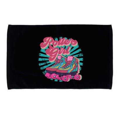 Roller Skate Skating 70s Retro Gift Microfiber Hand Towel