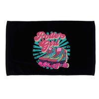 Roller Skate Skating 70s Retro Gift Microfiber Hand Towel