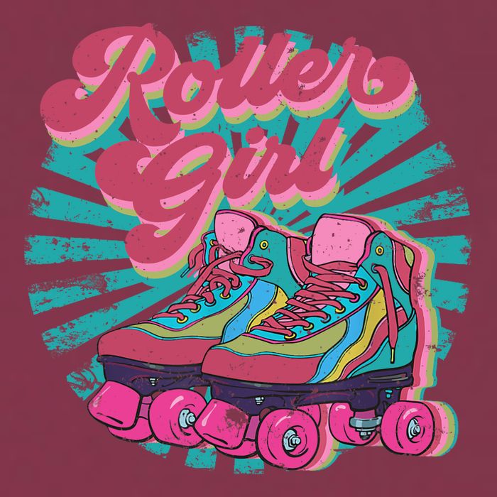 Roller Skate Skating 70s Retro Gift 16oz Travel Tumbler