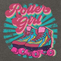Roller Skate Skating 70s Retro Gift Cotton Canvas Backpack