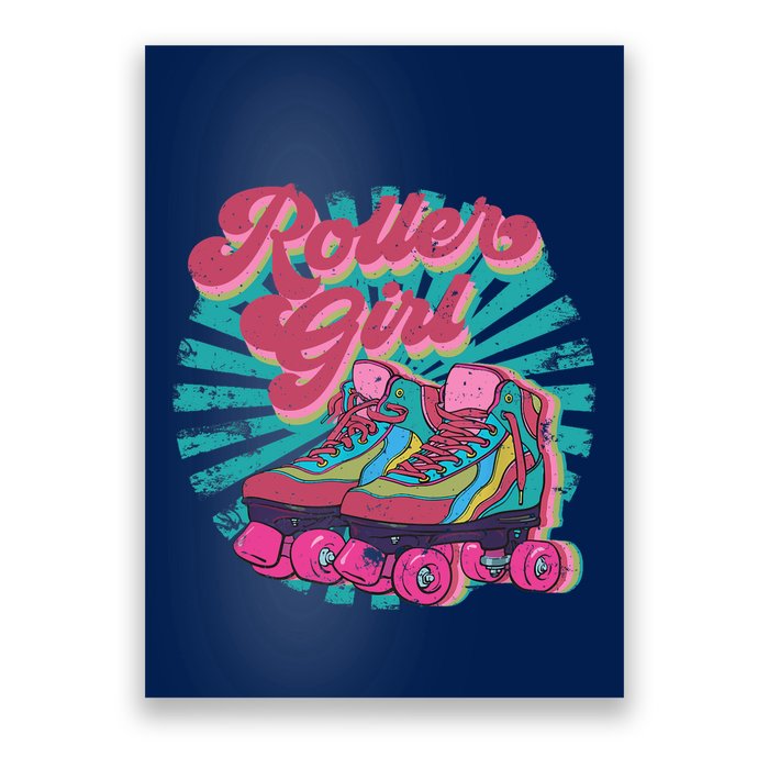 Roller Skate Skating 70s Retro Gift Poster