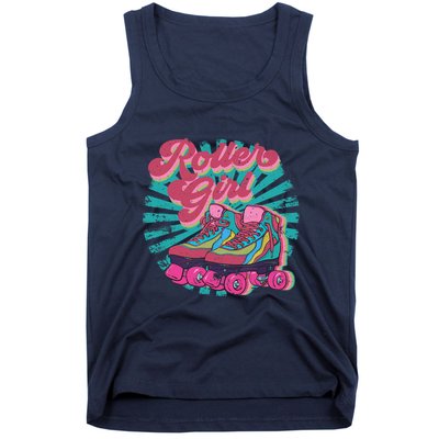 Roller Skate Skating 70s Retro Gift Tank Top