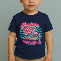 Roller Skate Skating 70s Retro Gift Toddler T-Shirt