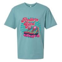 Roller Skate Skating 70s Retro Gift Sueded Cloud Jersey T-Shirt