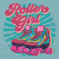 Roller Skate Skating 70s Retro Gift Sueded Cloud Jersey T-Shirt
