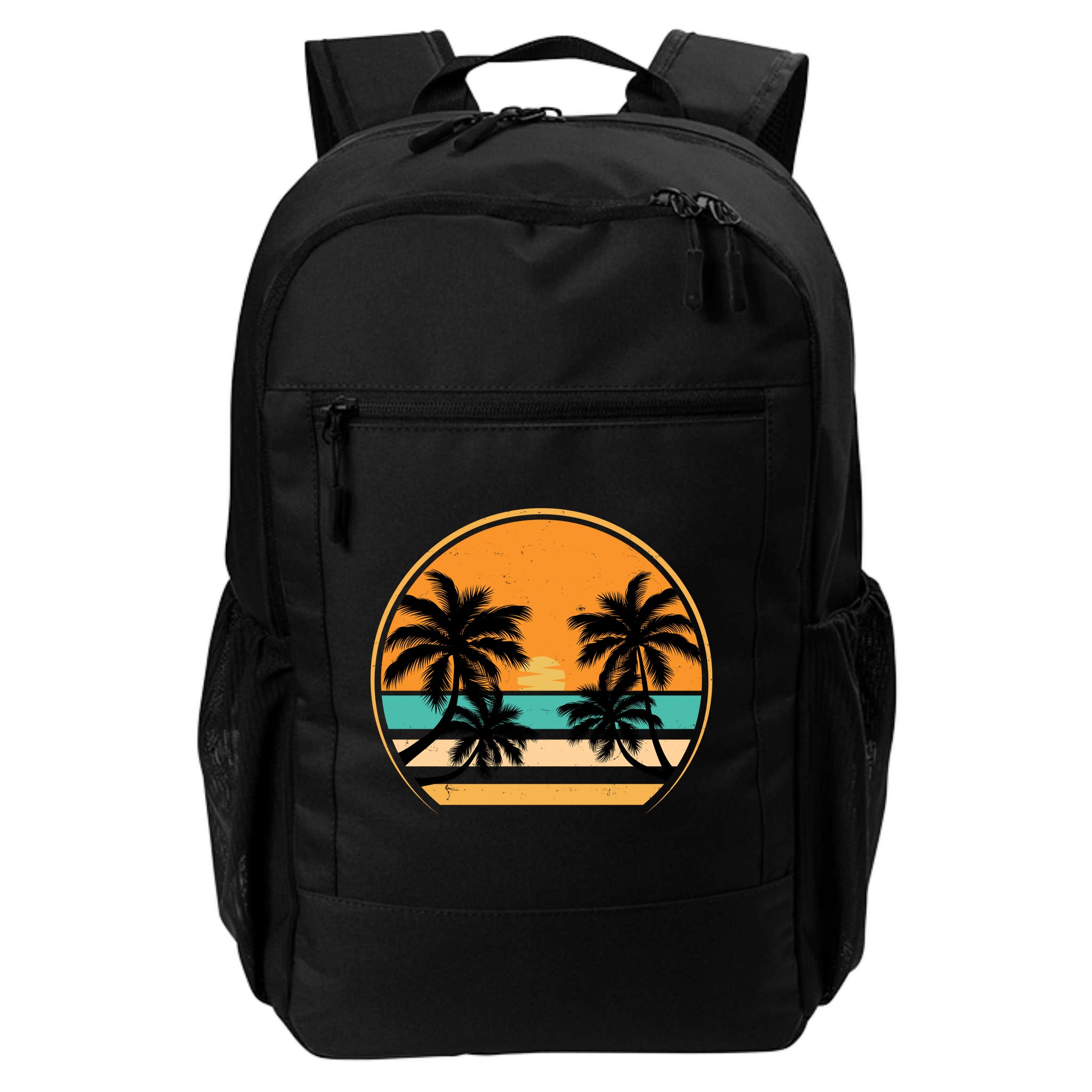 Retro Summer Sunset Vibe Vacation Beach Life Backpack