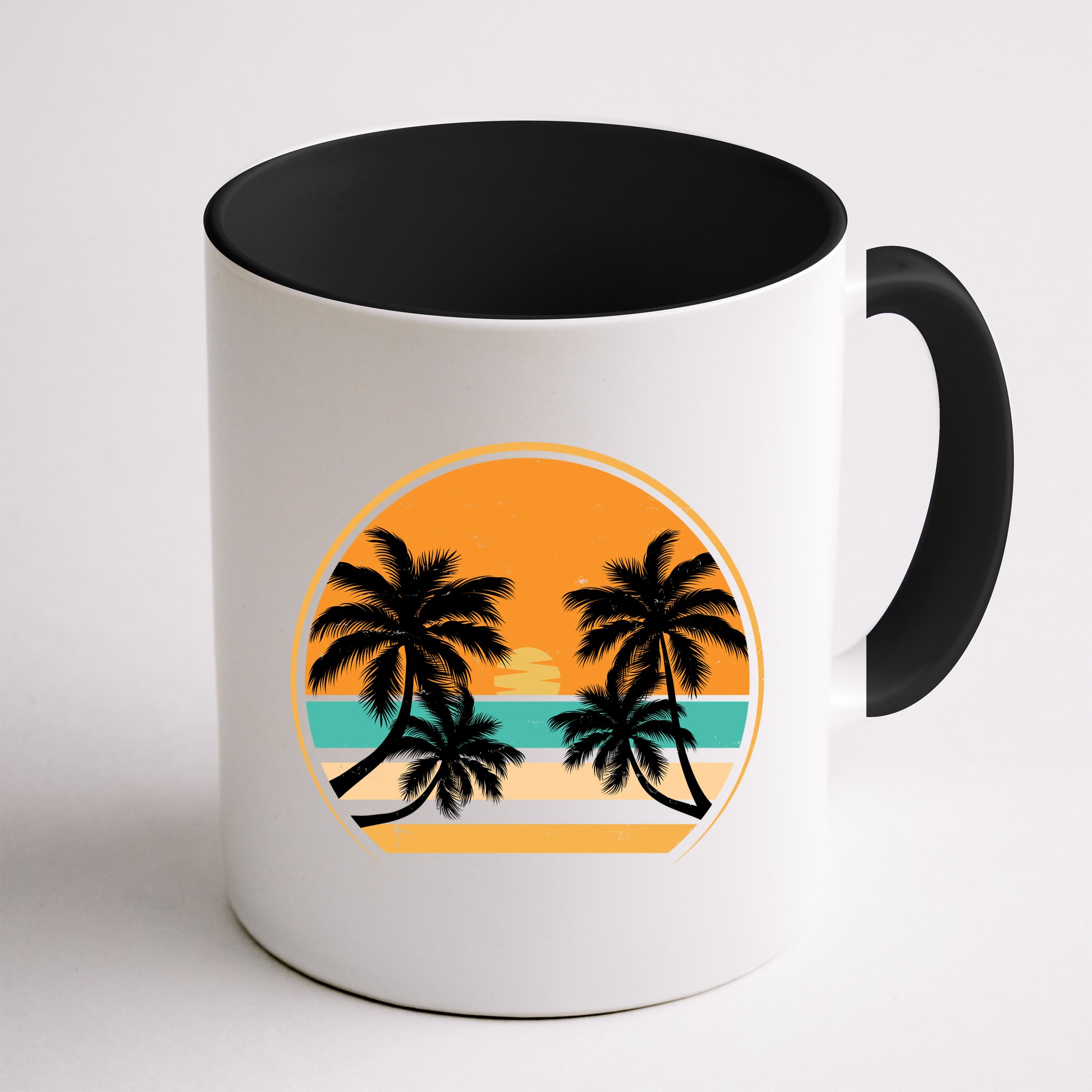 Retro Summer Sunset Vibe Vacation Beach Life Mug