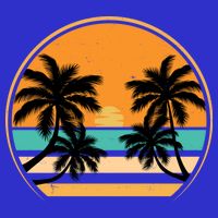 Retro Summer Sunset Vibe Vacation Beach Life Baby Bodysuit