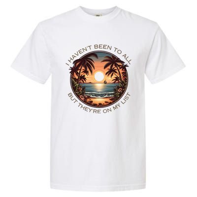 Retro Sunsets Summer Beach Garment-Dyed Heavyweight T-Shirt