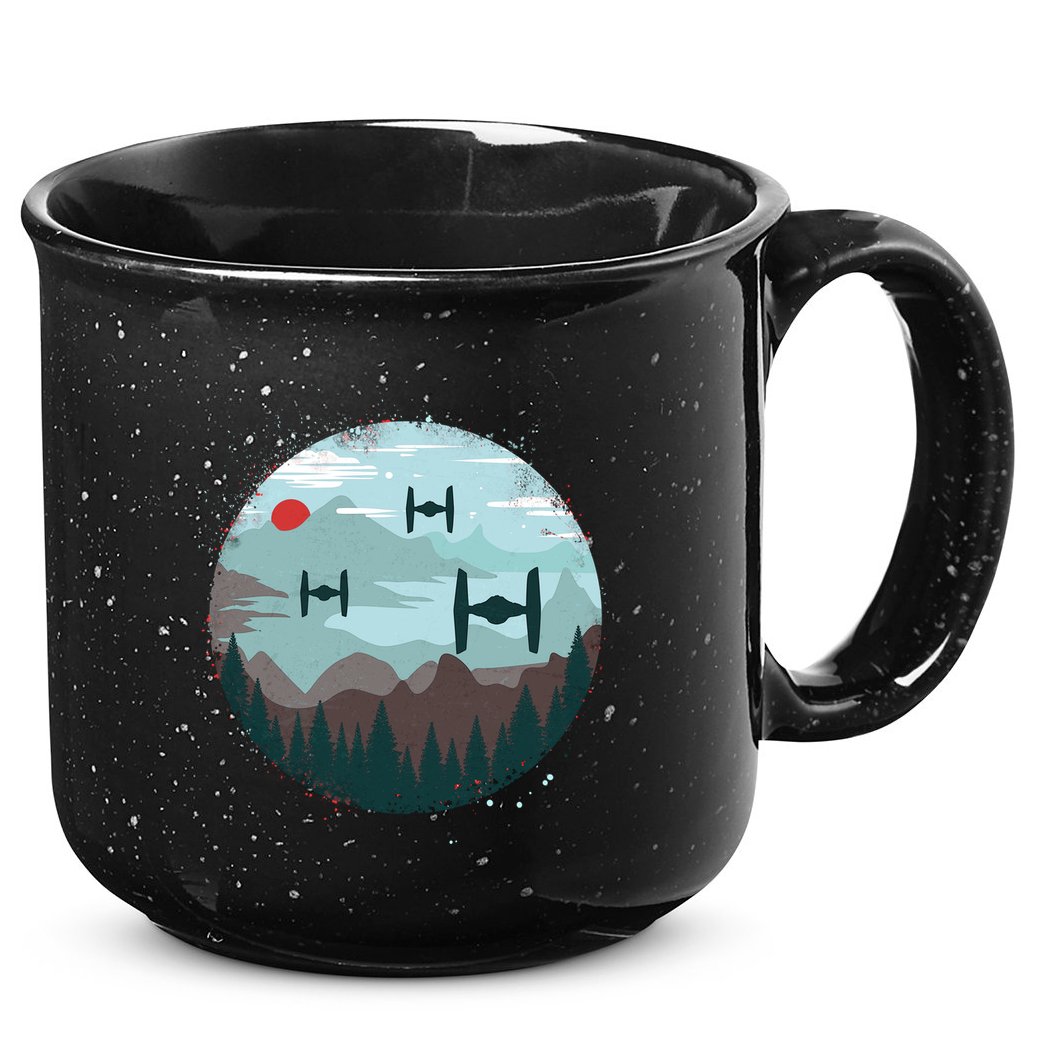 Retro Scifi Space Ships 15oz Campfire Ceramic Mug