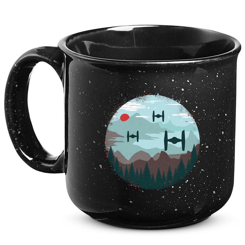 Retro Scifi Space Ships 15oz Campfire Ceramic Mug