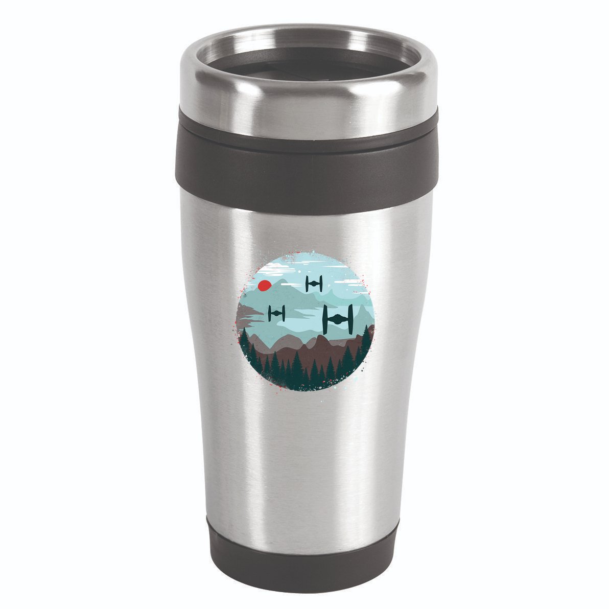 Retro Scifi Space Ships 16oz Travel Tumbler