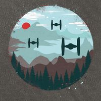 Retro Scifi Space Ships Cotton Canvas Backpack
