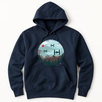 Retro Scifi Space Ships Hoodie