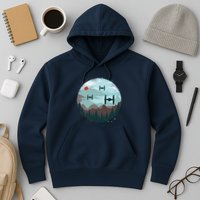 Retro Scifi Space Ships Hoodie