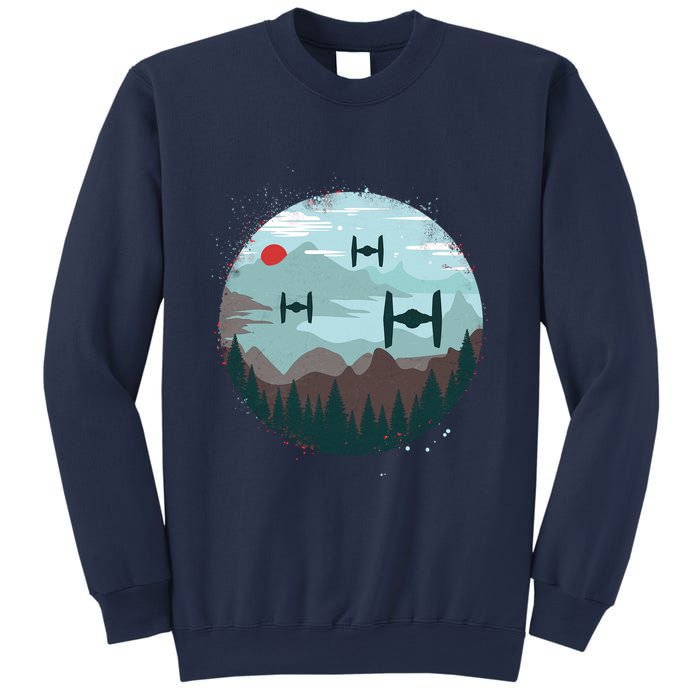 Retro Scifi Space Ships Sweatshirt