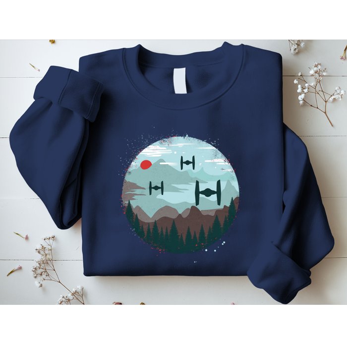 Retro Scifi Space Ships Sweatshirt