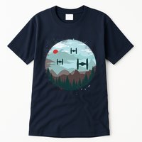 Retro Scifi Space Ships Tall T-Shirt