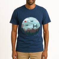 Retro Scifi Space Ships Tall T-Shirt