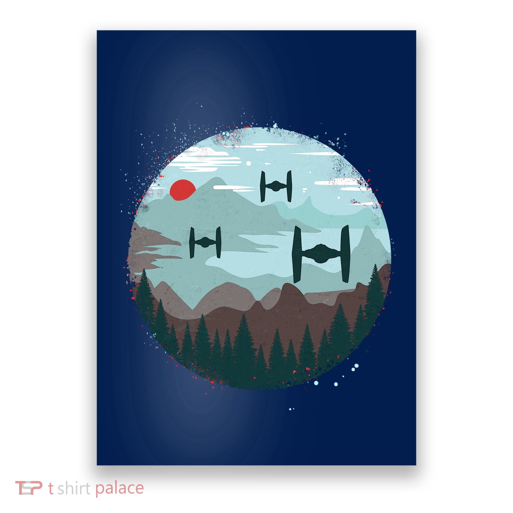 Retro Scifi Space Ships Poster