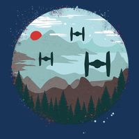 Retro Scifi Space Ships Premium T-Shirt