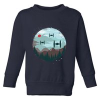 Retro Scifi Space Ships Toddler Sweatshirt