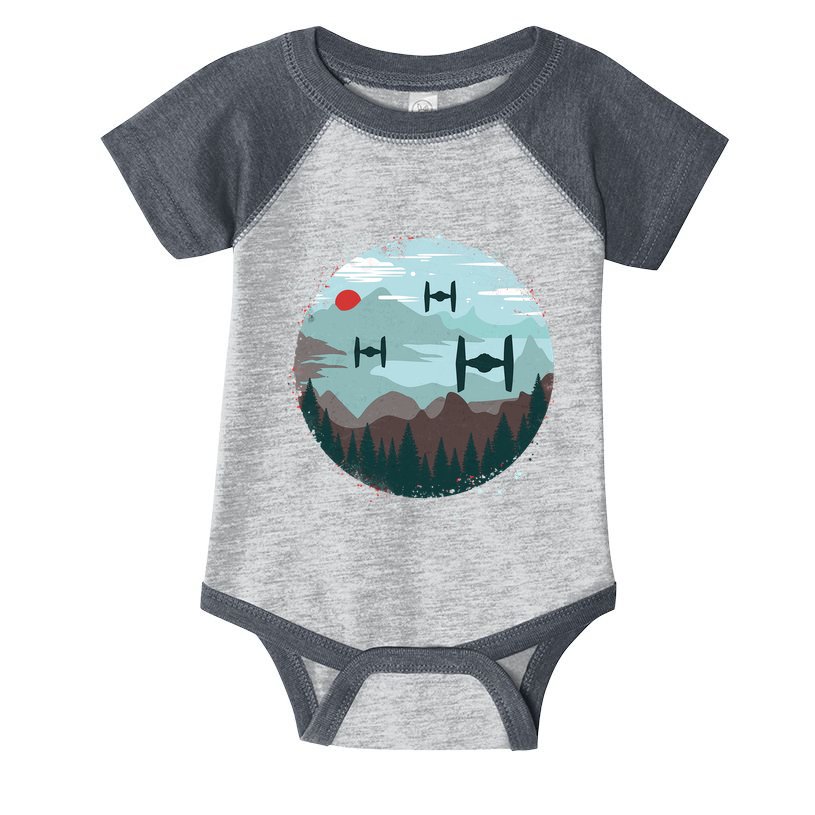 Retro Scifi Space Ships Infant Baby Jersey Bodysuit
