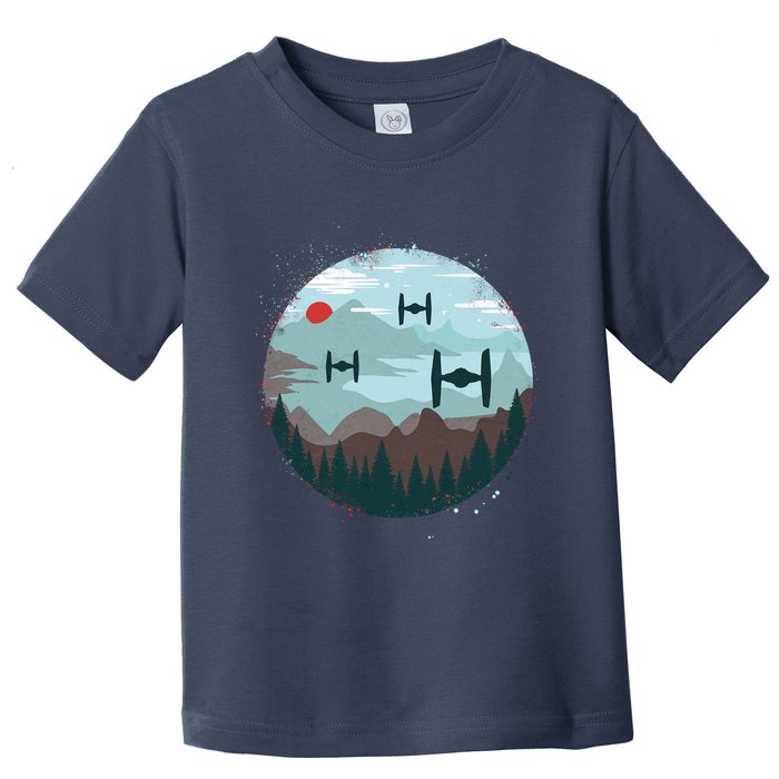 Retro Scifi Space Ships Toddler T-Shirt