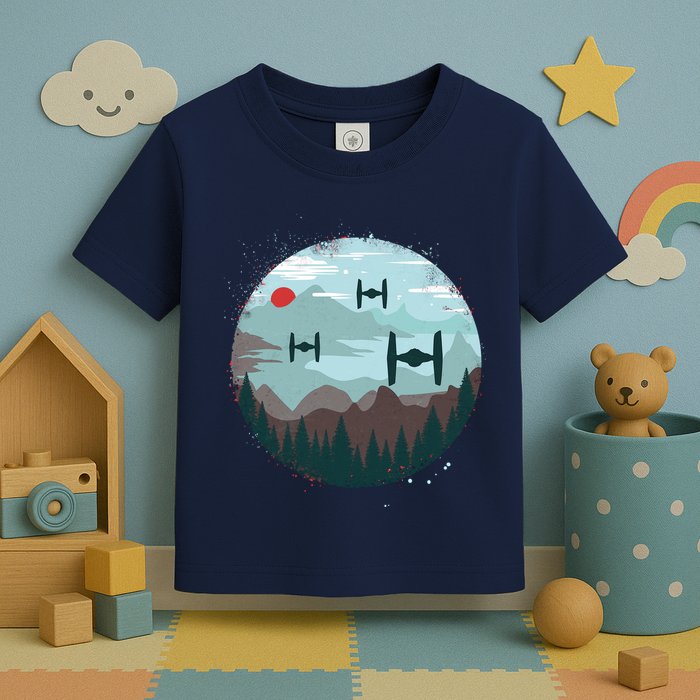 Retro Scifi Space Ships Toddler T-Shirt
