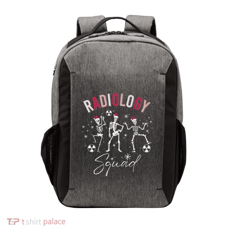 Radiology Squad Skeleton Christmas Radiologist Xray Tech Gift Vector Backpack